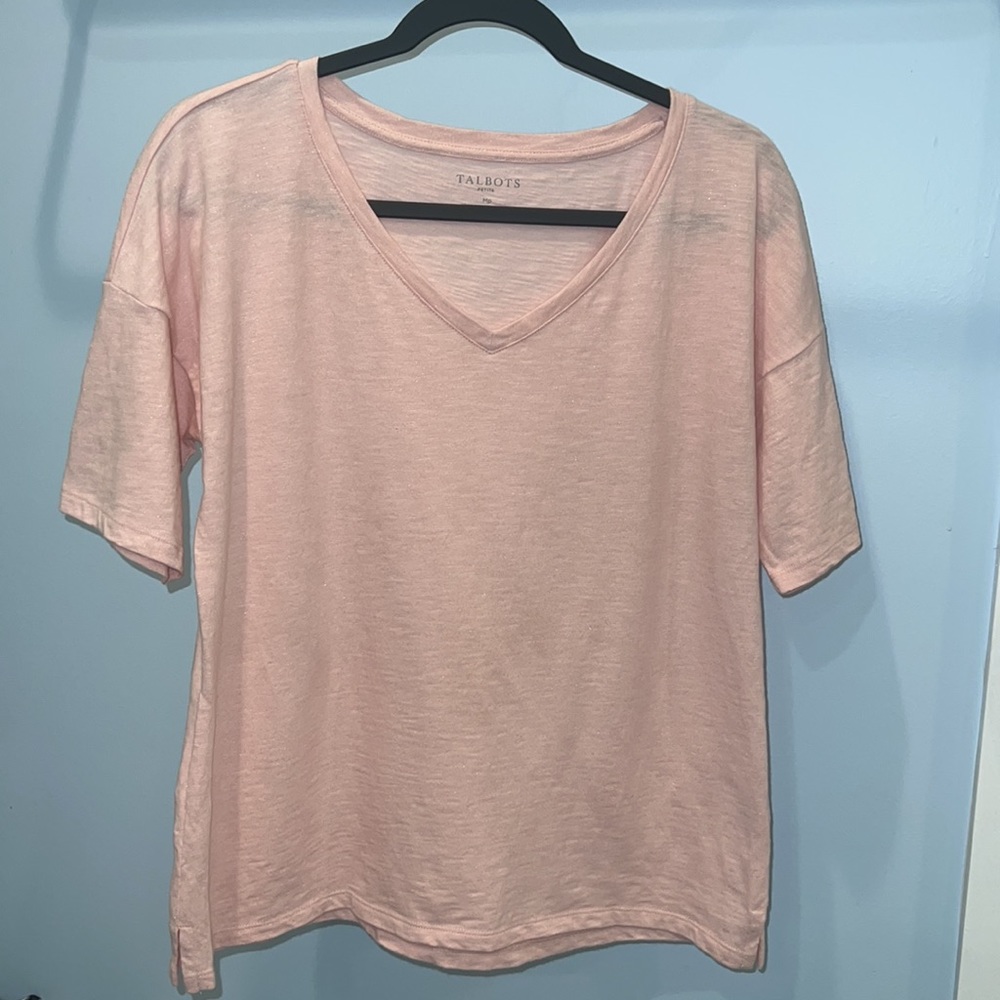 Talbots V-Neck Tee - Picture 3 of 4
